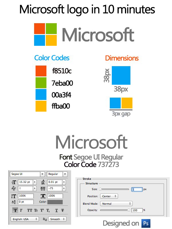 How To Make The Microsoft Windows Logo