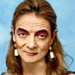 Rowan Atkinson Photoshopped As A Woman