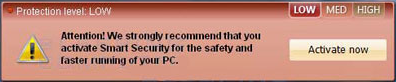 Smart Security Activate Now Popup