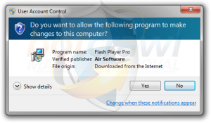 Flash Player Pro malware