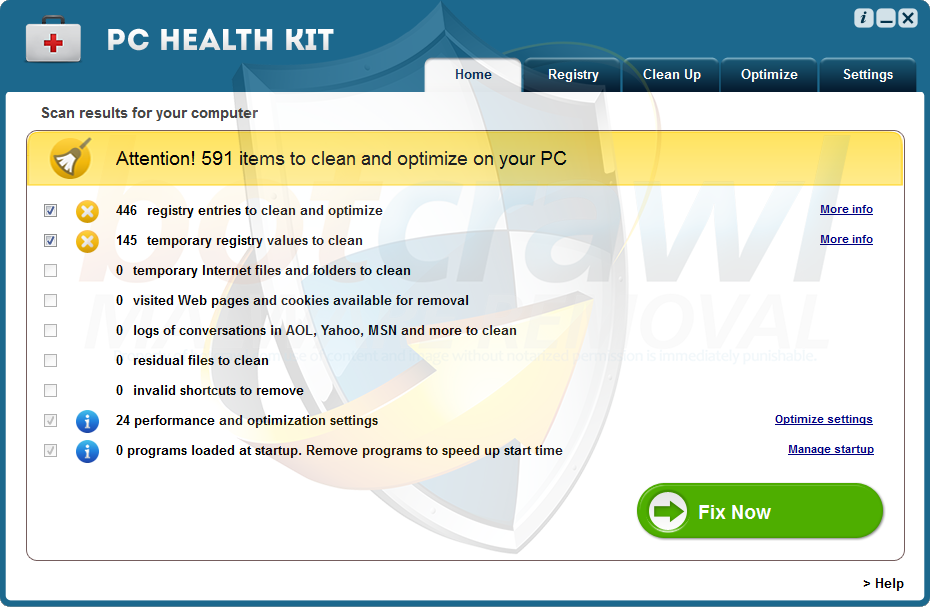 PC Health Kit malware removal