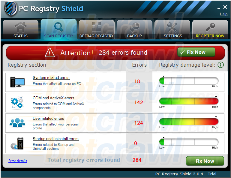 PC Registry Shield malware
