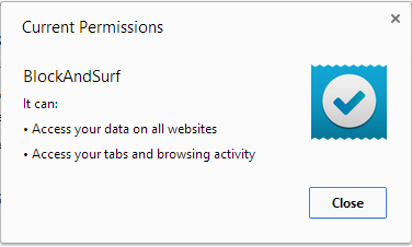 Block and Surf malware