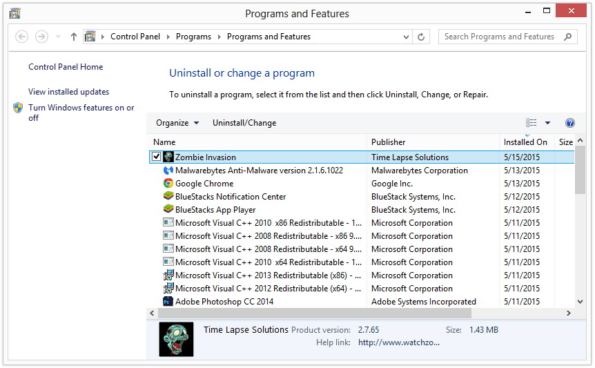 ZombieInvasion removal