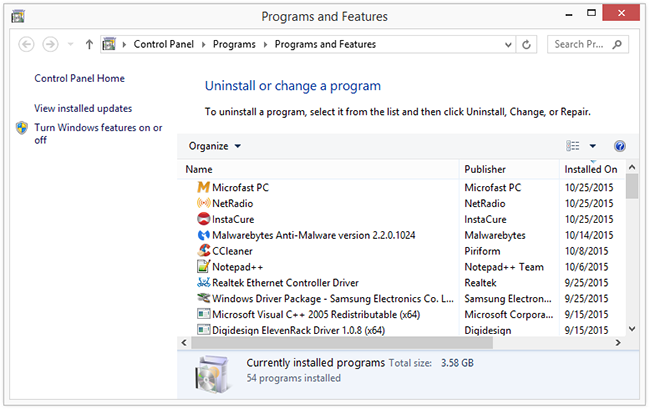 remove Microfast PC