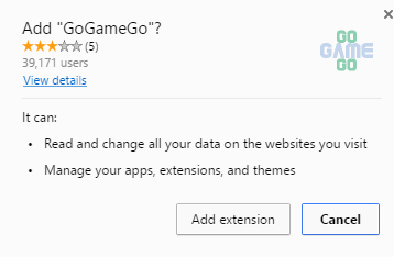 GoGameGo extension