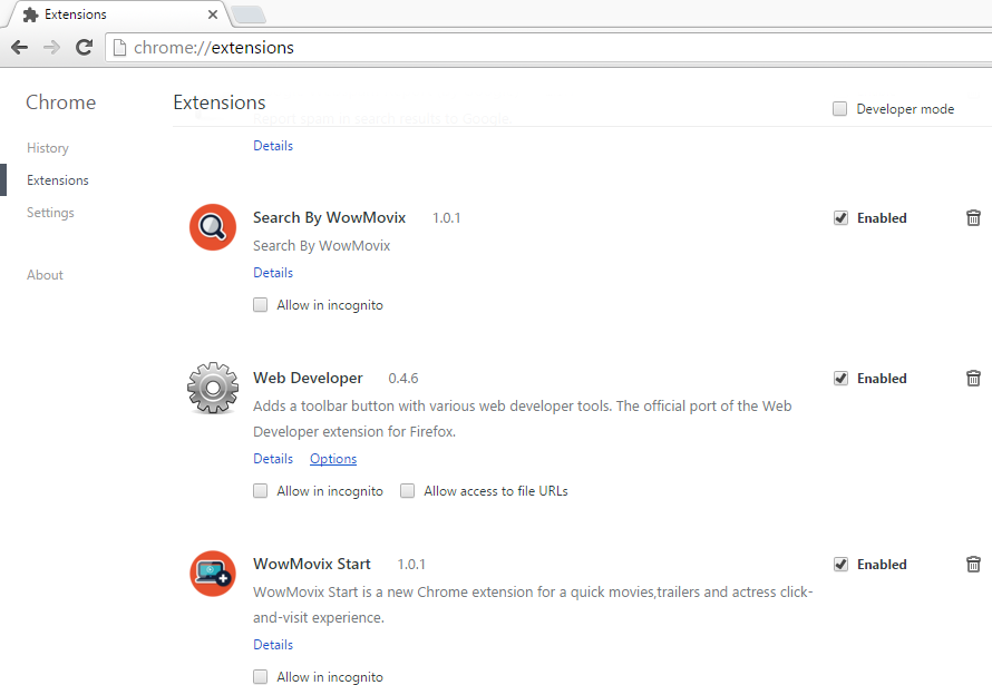 WowMovix (Removal Guide) 4 WowMovix removal