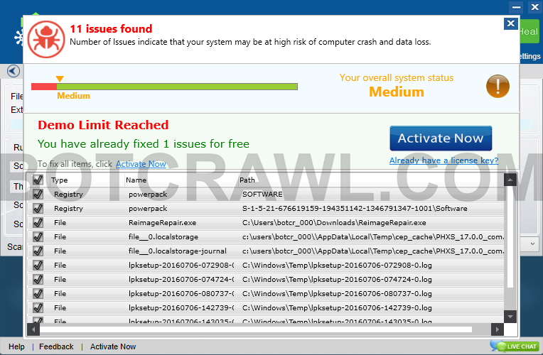 Ultraheal PC Security virus