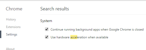 use hardware acceleration