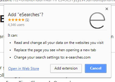 eSearches permissions
