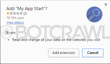 My App Start extension