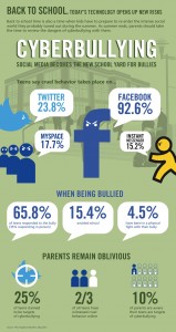 Social Media Cyberbullying Infographic