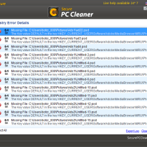 Secure PC Cleaner misleading scans