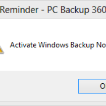 How to remove PC Backup 360 (Virus Removal Guide) 6 PC Backup 360 reminder