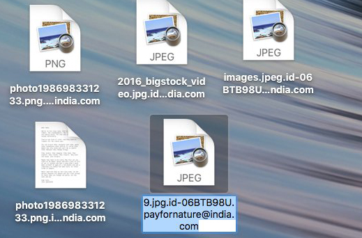 Payfornature@india.com ransomware