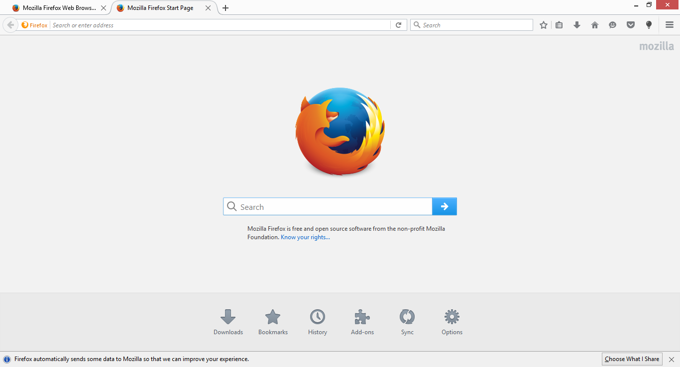 change your Mozilla Firefox search engine