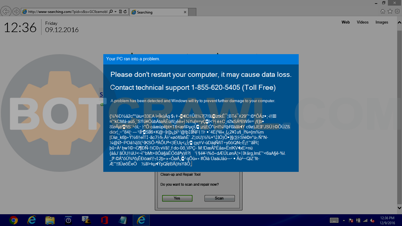 Your PC ran into a problem