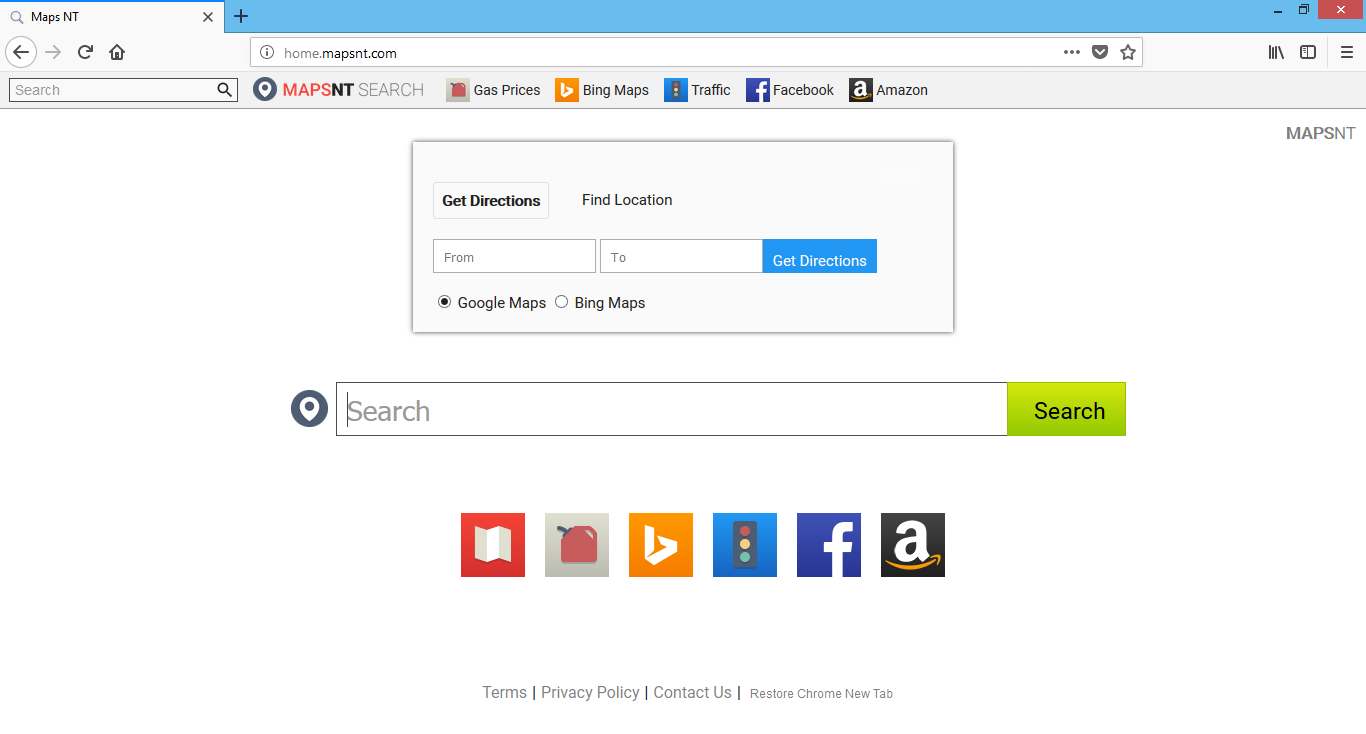 Home.mapsnt.com virus
