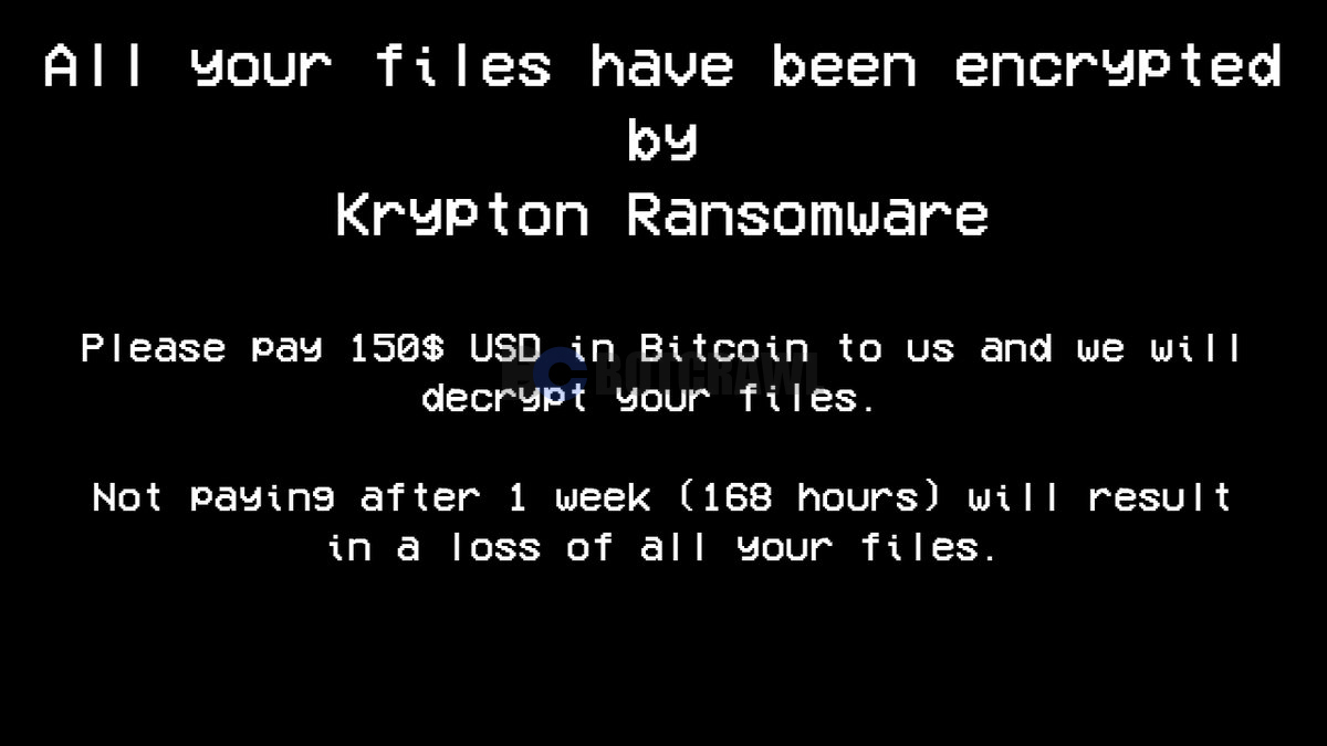 Krypton ransomware