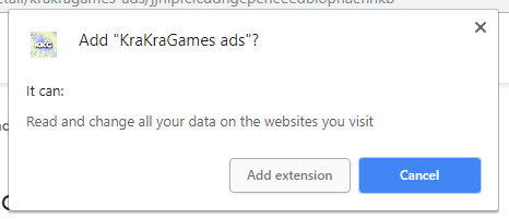 KraKraGames ads extension