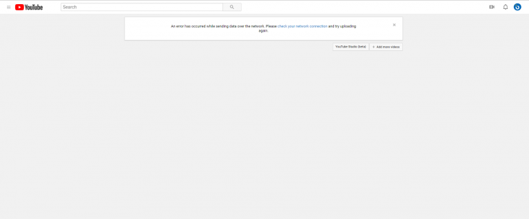 youtube outage