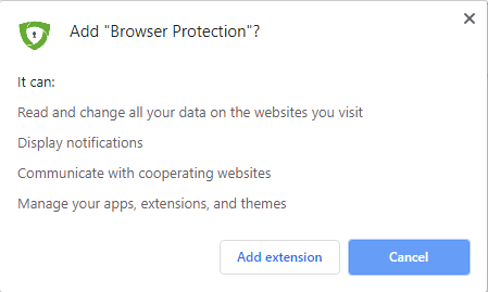 Browser Protection extension