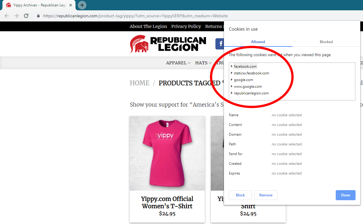 How to remove Yippy.com (Virus Removal Guide) 6 Yippy.com cookies