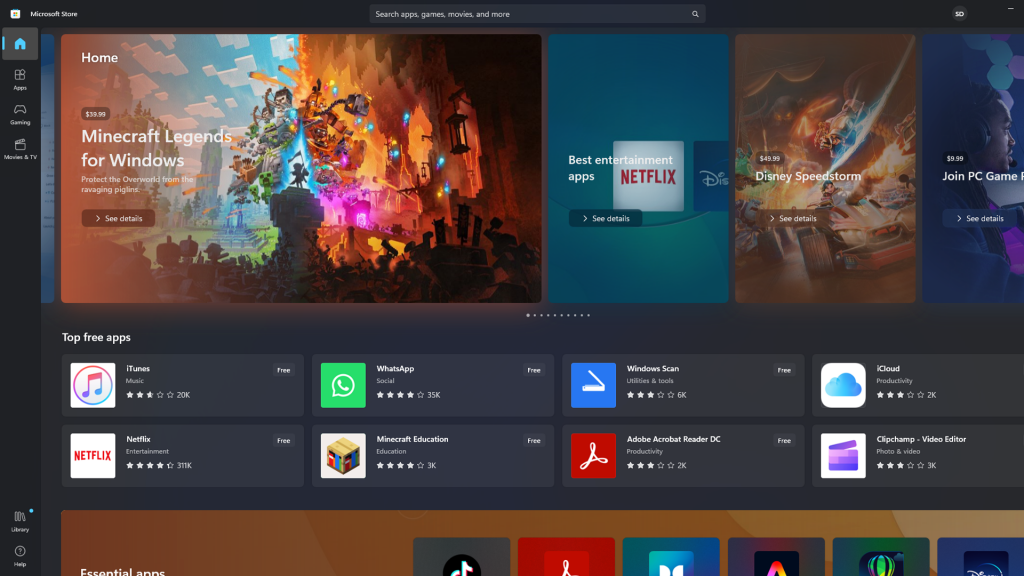 lost missing microsoft store fix