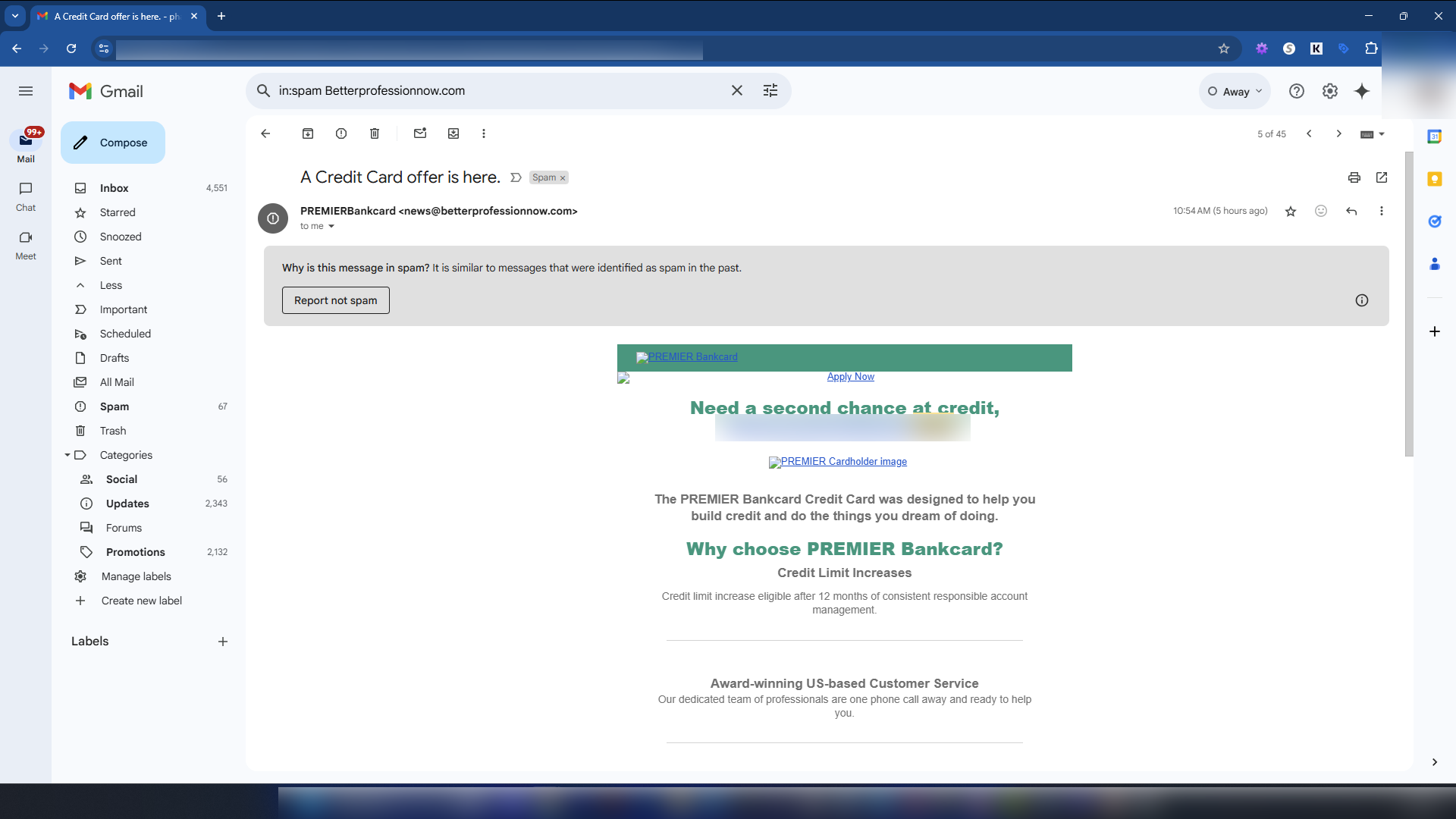betterprofessionnow.com spam