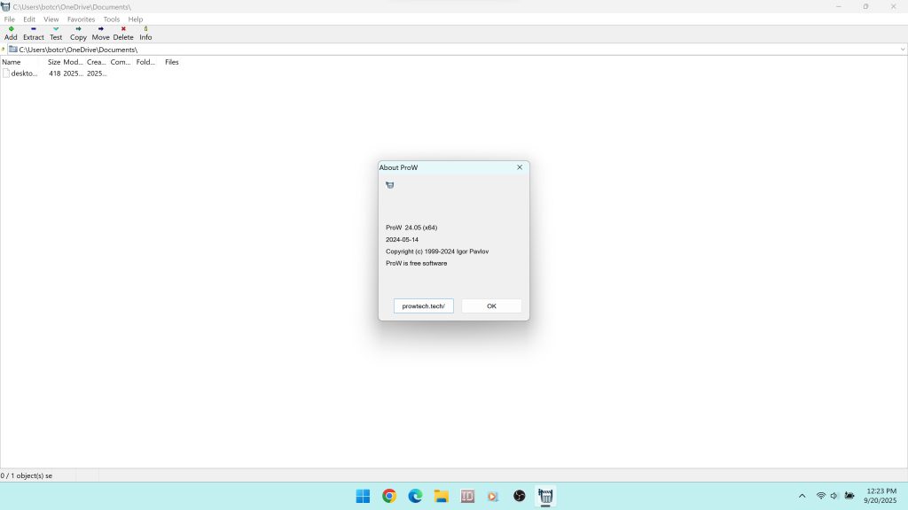 ProW File Compressor virus