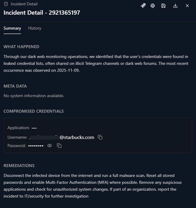 Starbucks corporate combolist