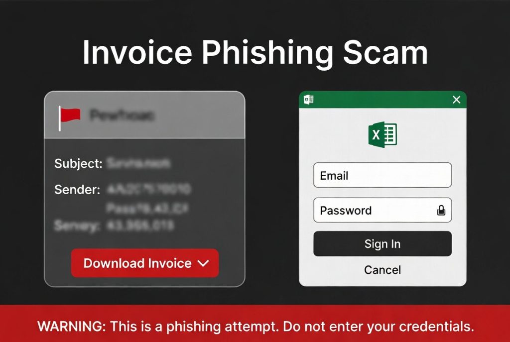 Invoice Phishing Scam Uses Fake Invoice Review Emails To Steal Email ...