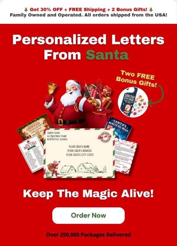 personalized letters from santa scam