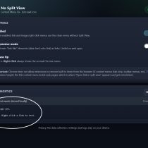 No Split View: Remove from Right Click 3 no split view options no logs