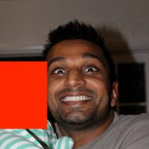 Kash Patel hacked face