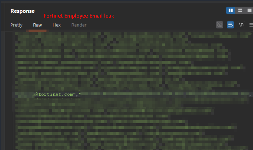 Fortinet Employee Email leak