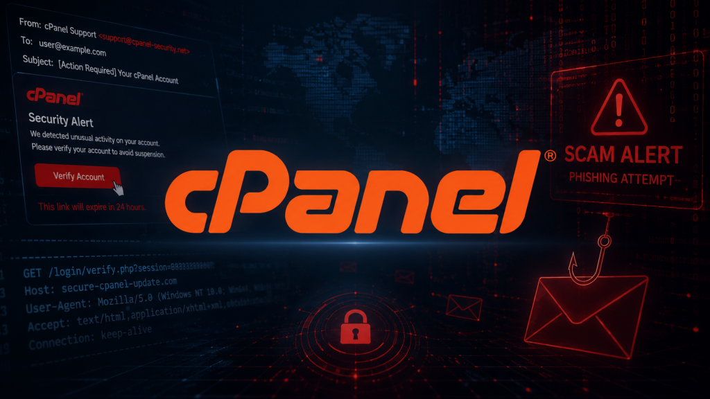cPanel Scam Emails Target Website Owners After CVE-2026-41940 Emergency Patches
